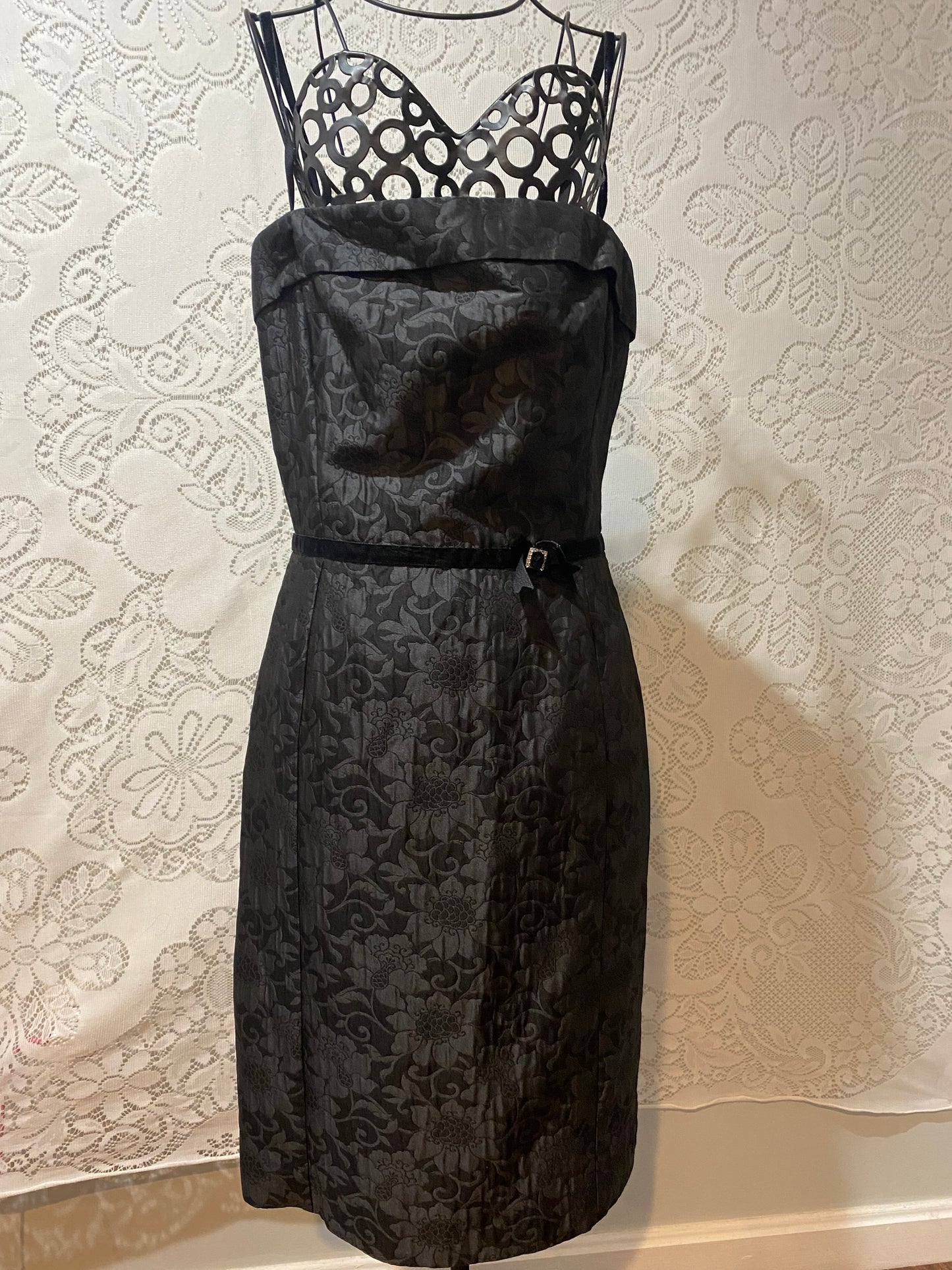 Rachelle black cocktail dress
