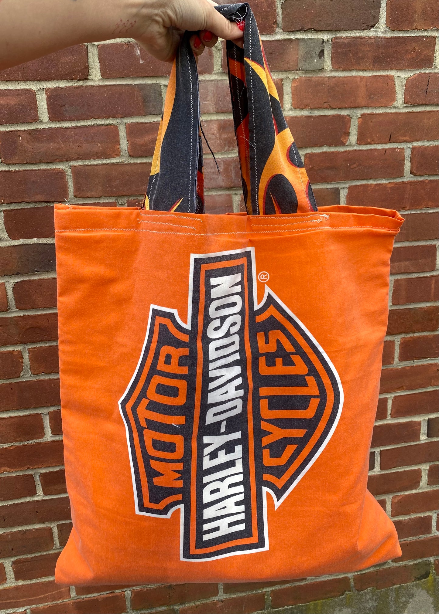 Harley Davidson Pillow Tote Bag