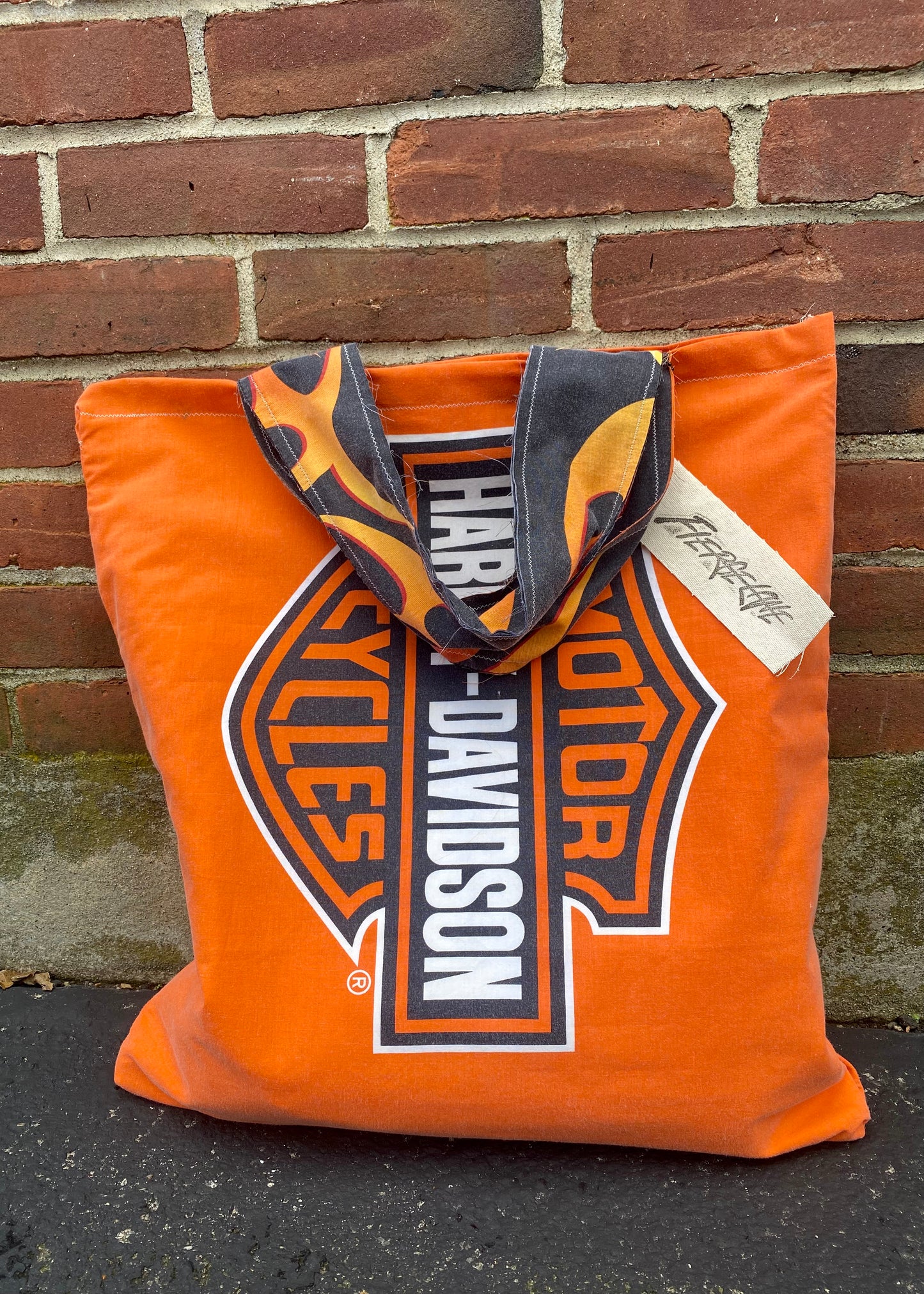 Harley Davidson Pillow Tote Bag