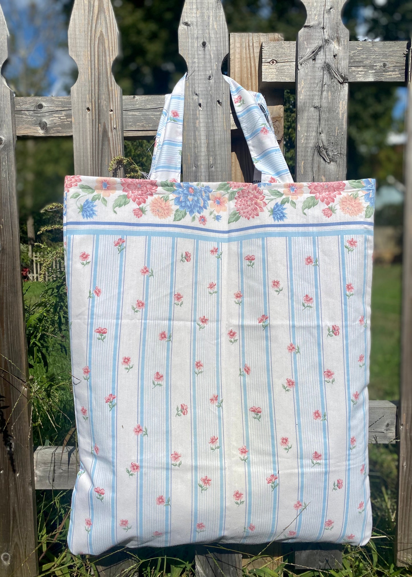 Floral Picnic Pillow Tote
