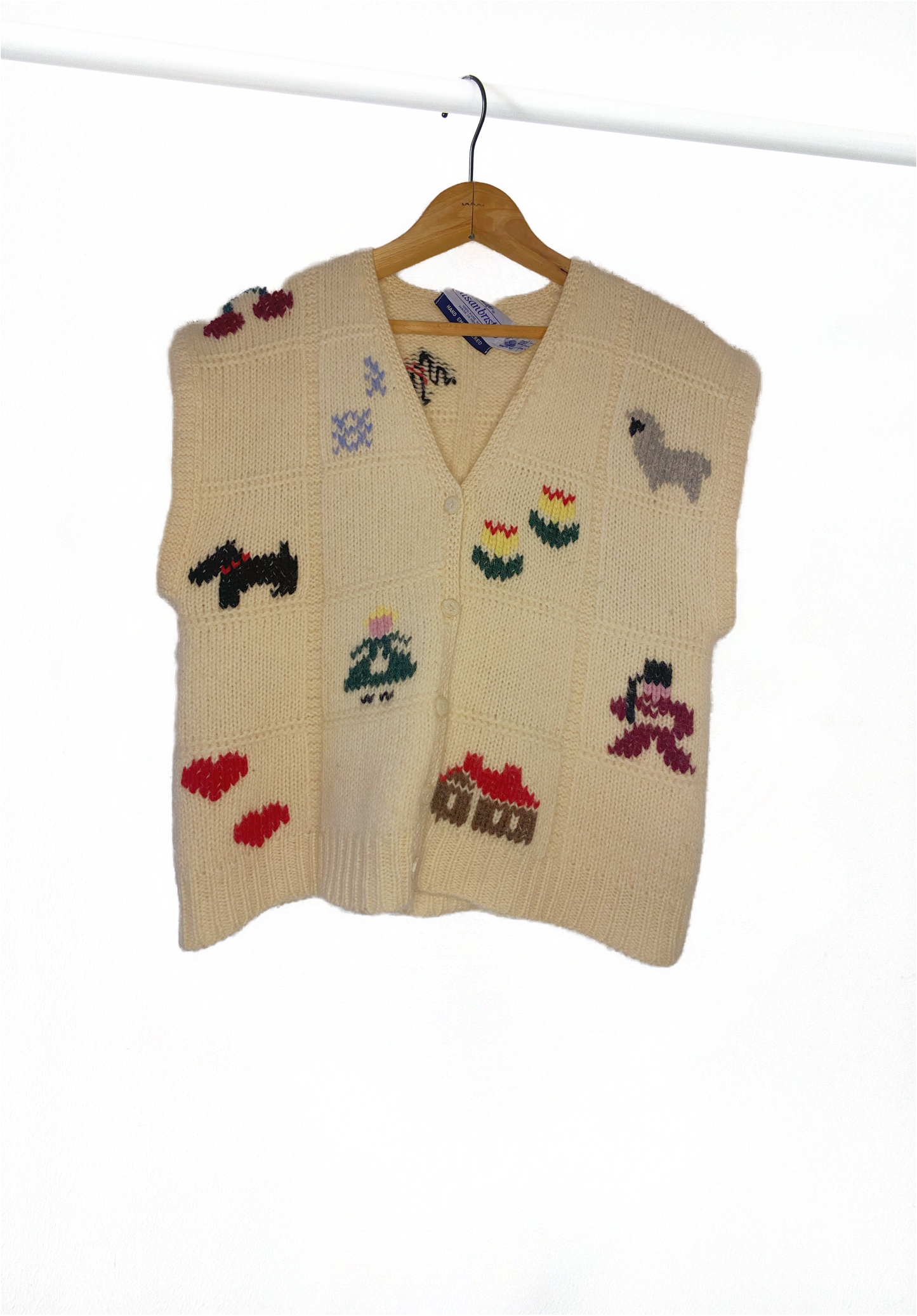 Susan Bristol Wool patterned vest