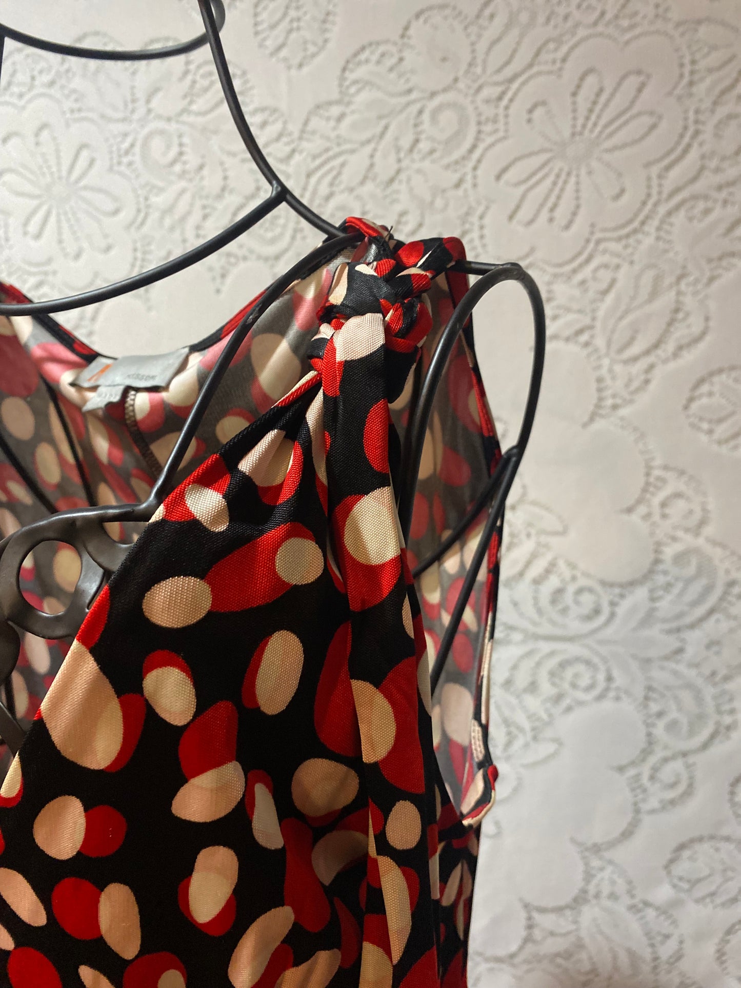 Vtg Missoni Abstract Polka Dot Y2K dress