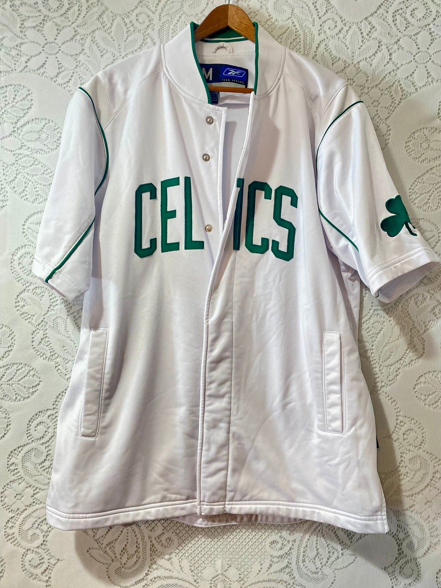 Vintage Boston Celtics warm up jacket