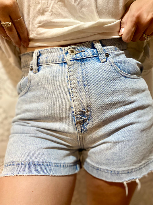 Vintage Weathervane distressed shorts