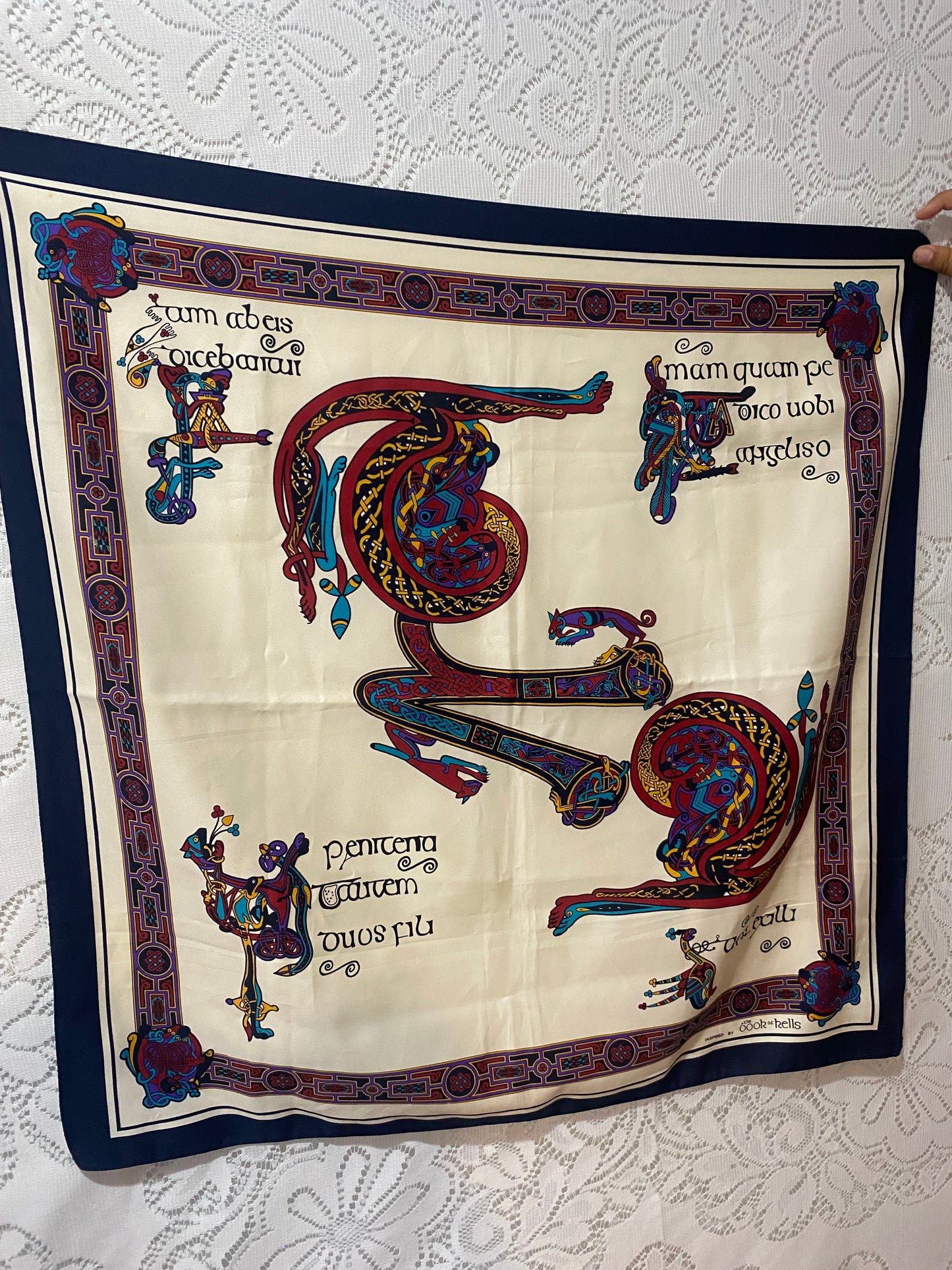 Vintage Book of Kells scarf
