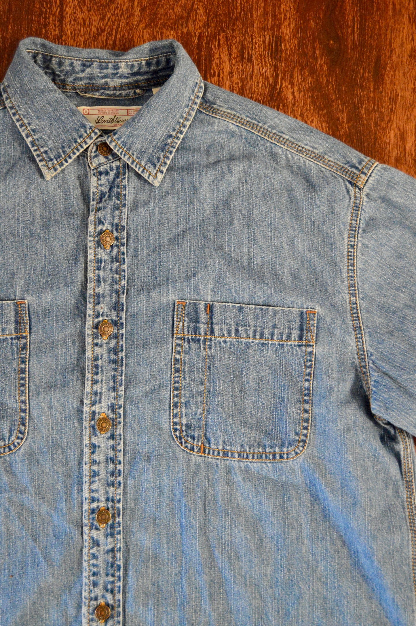 Levi Strauss signature denim button down
