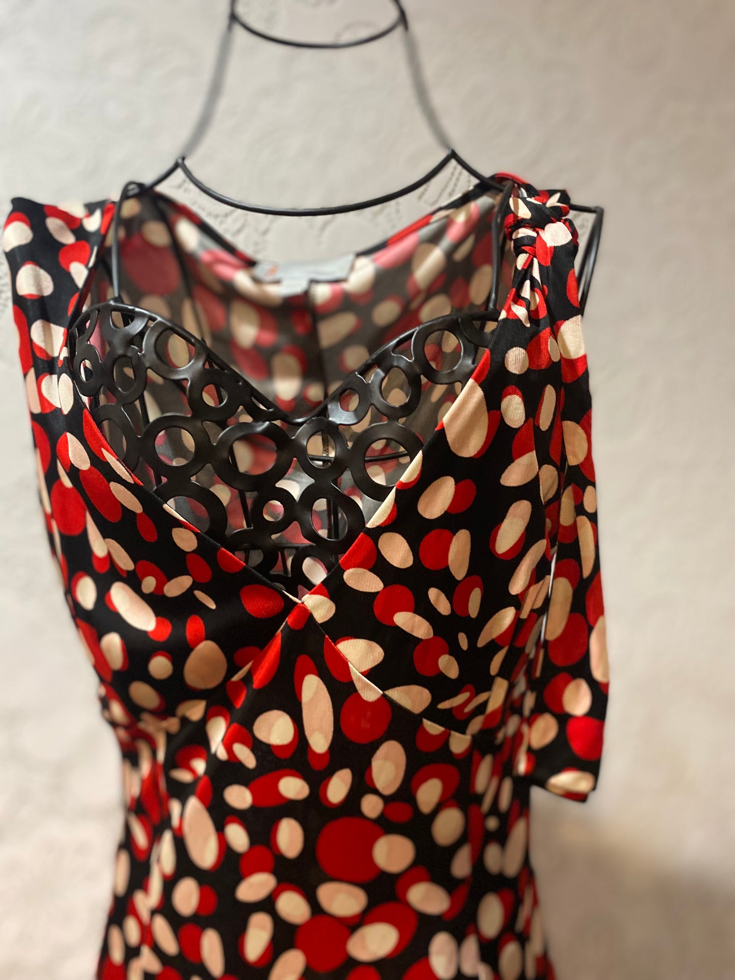 Vtg Missoni Abstract Polka Dot Y2K dress