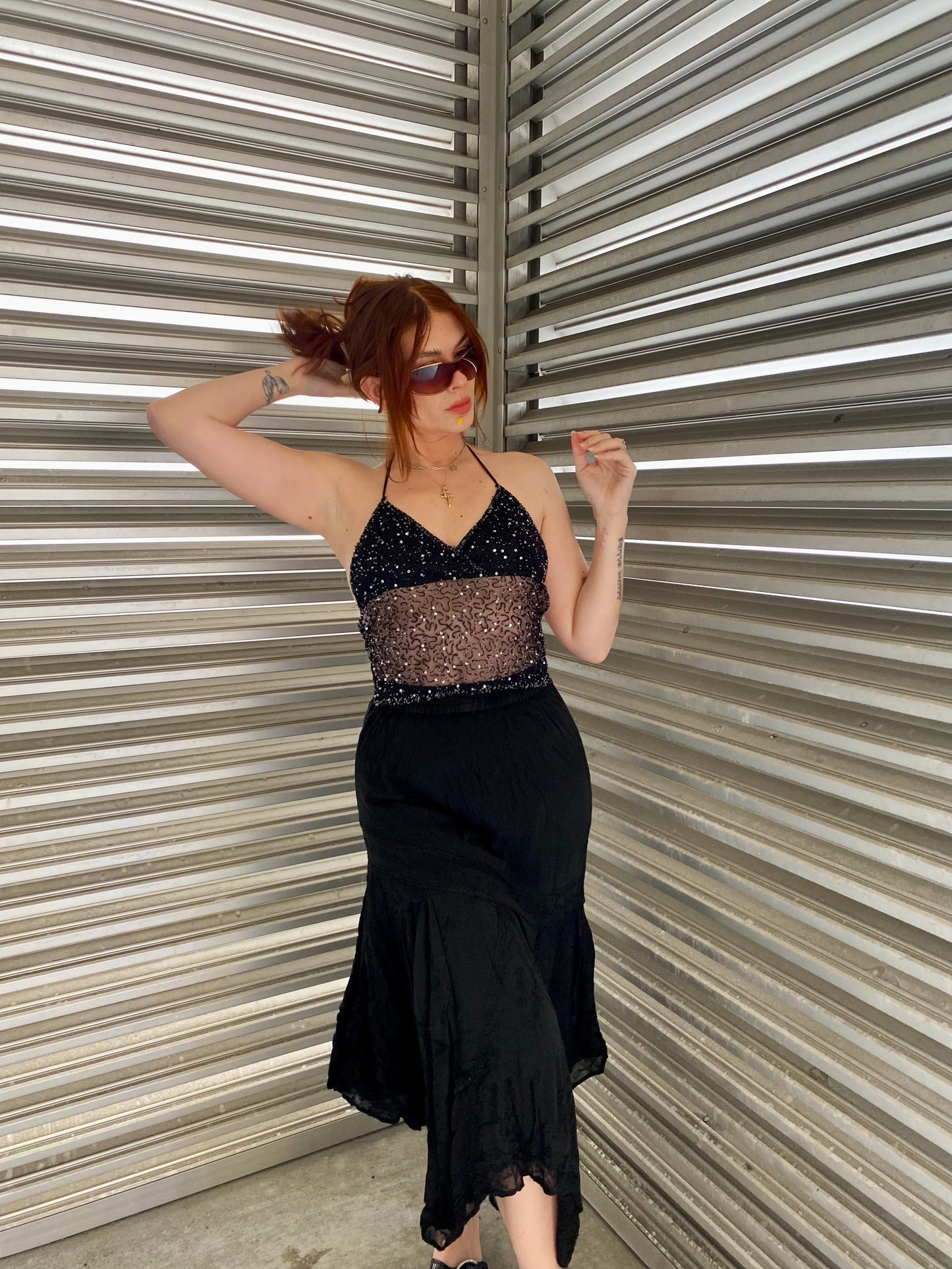 Charlotte Russe embroidered tank