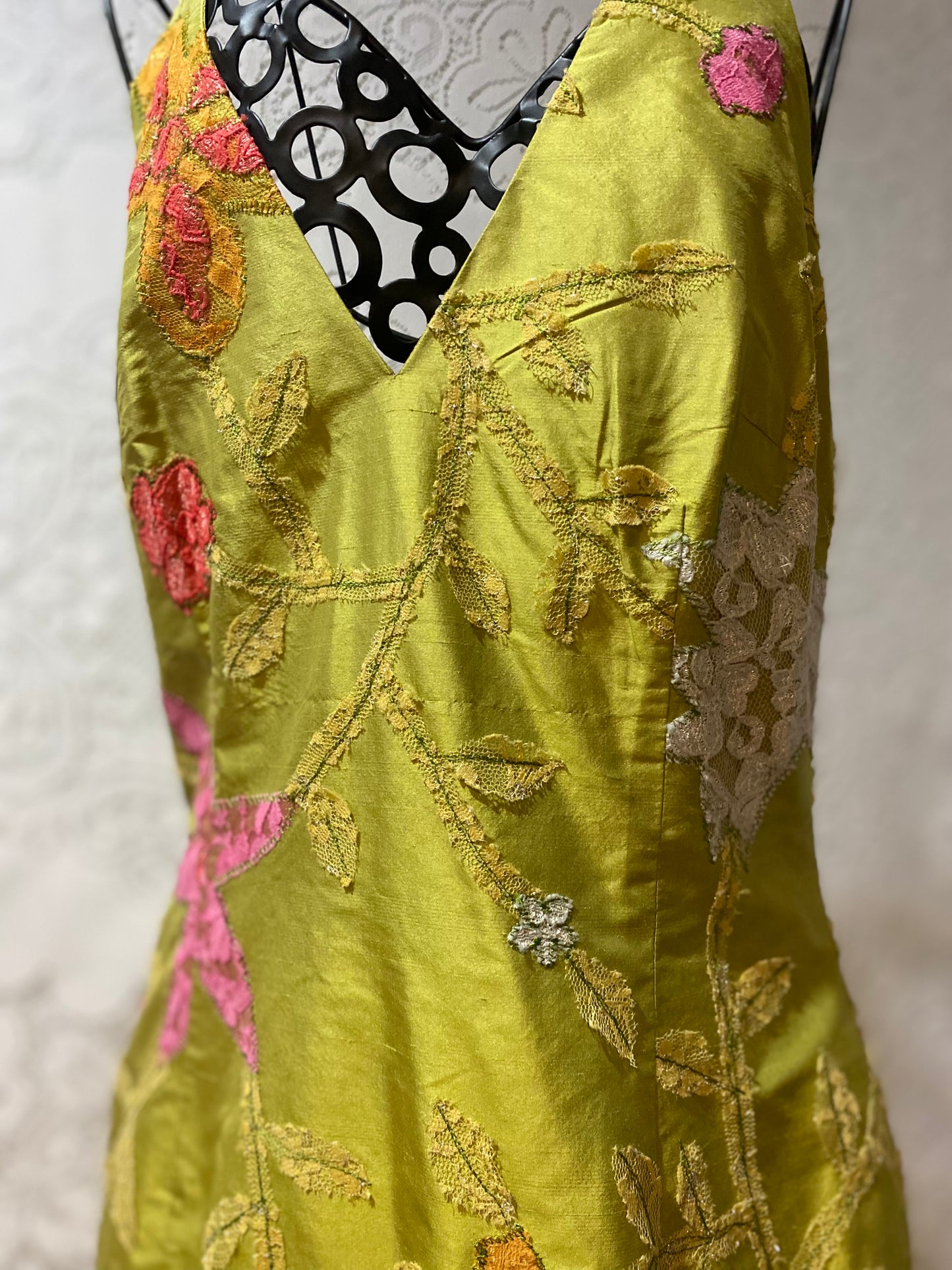 Vintage David Meister embroidered dress