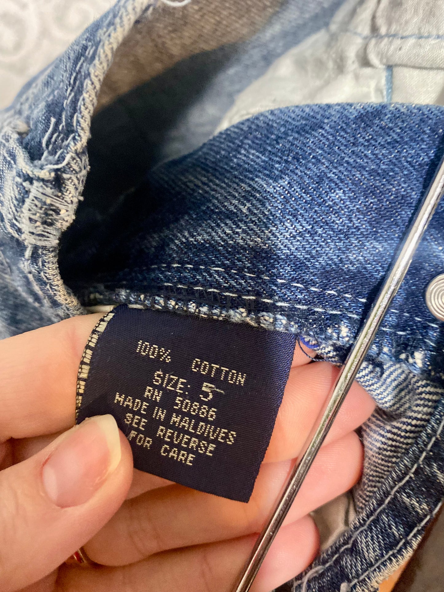 Vintage Angels low rise shorts