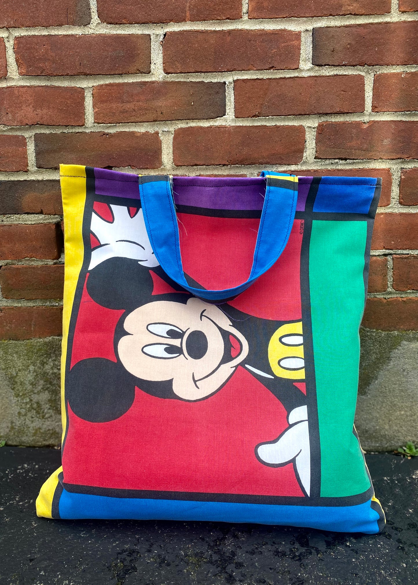 Mickey & Goofy Pillow Tote