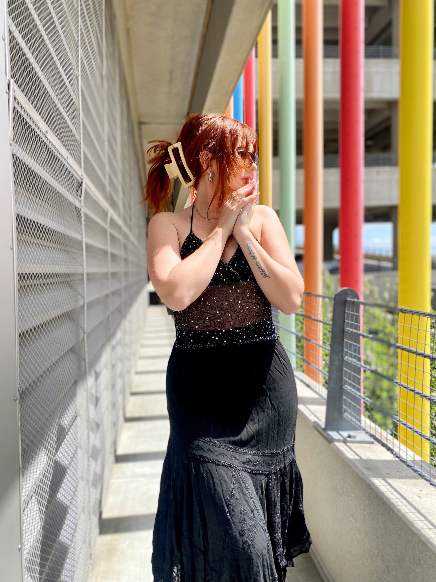 Charlotte Russe embroidered tank