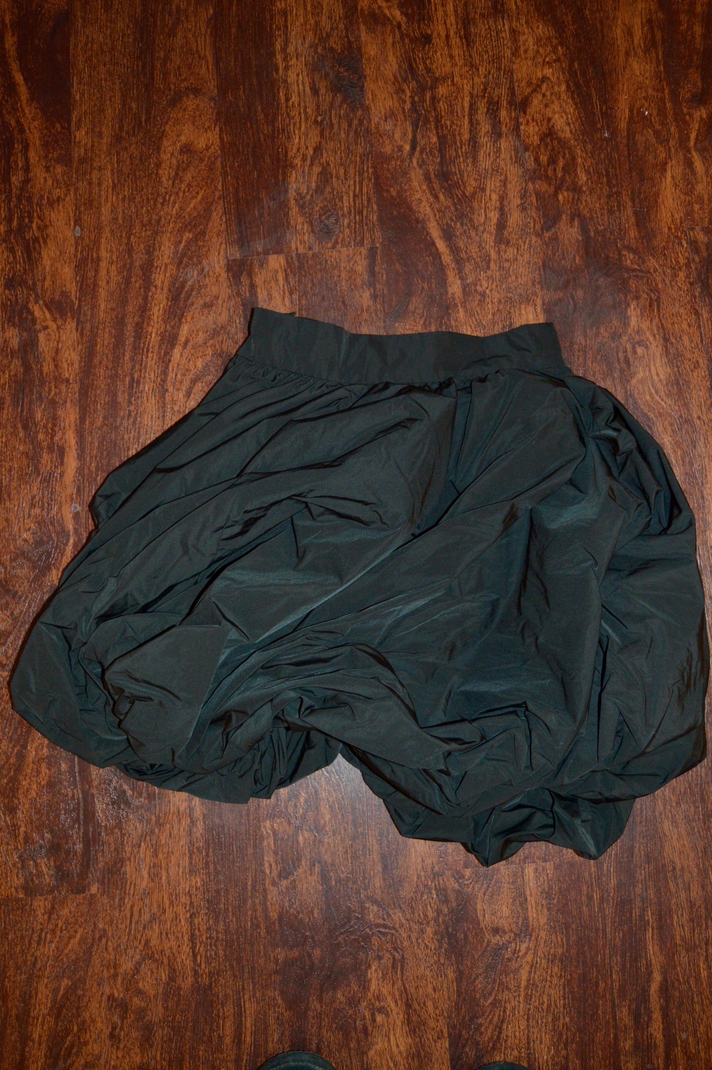 Bebe black bubble skirt