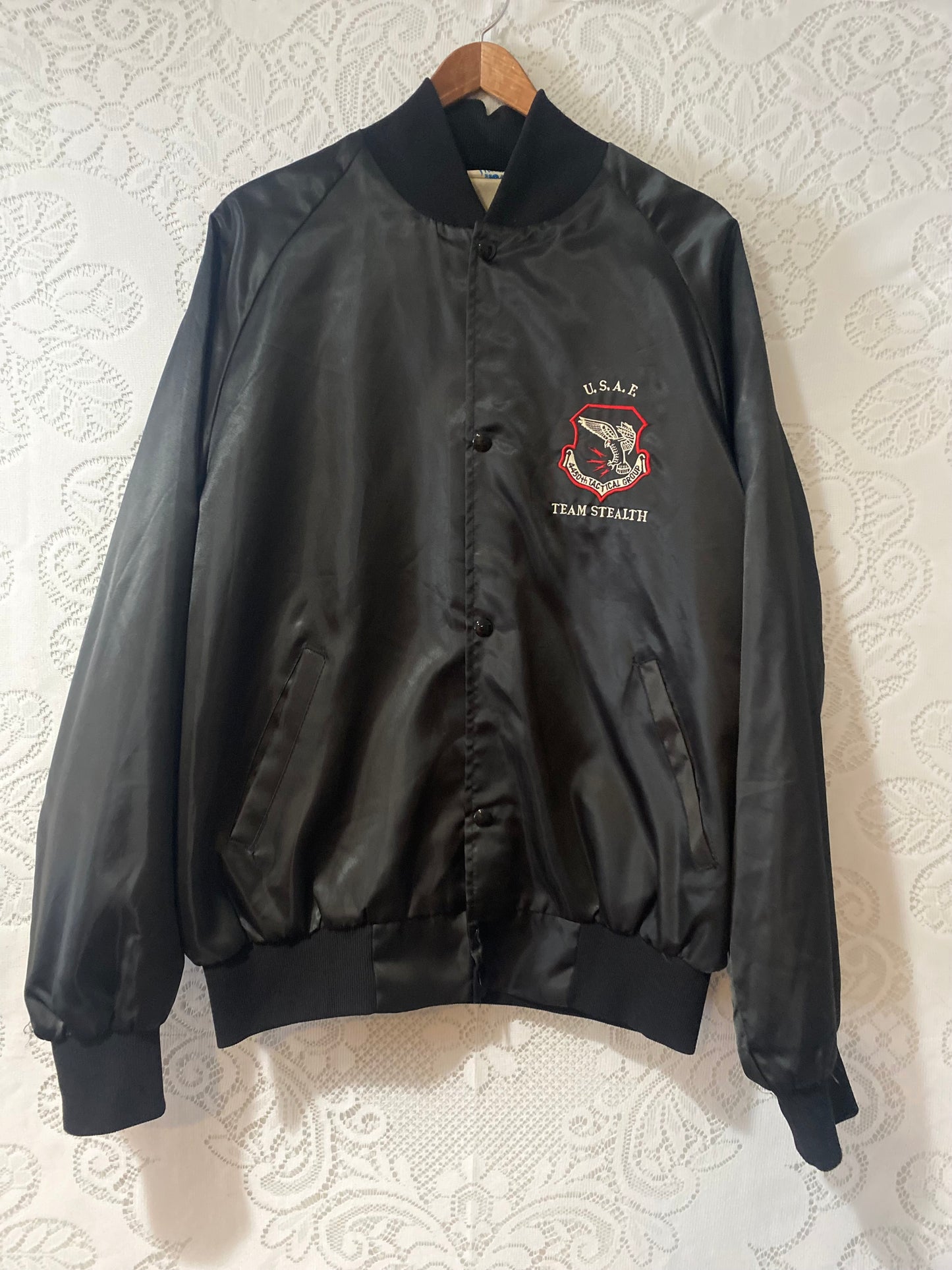 Vintage 80s Stealth Fighter USAF Jacket