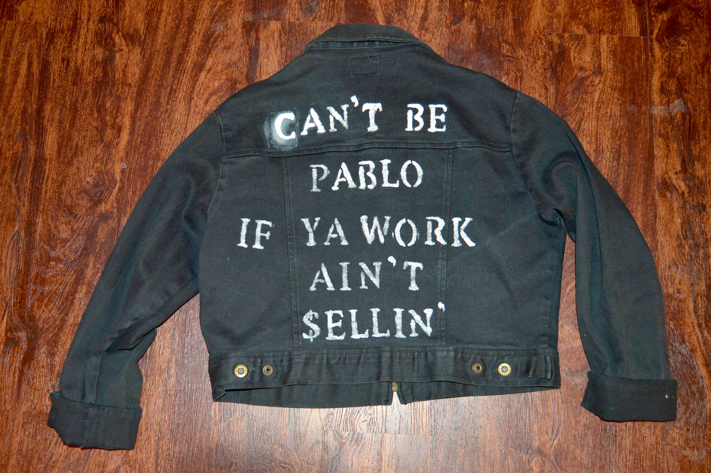 Vintage Willi Smith upcycled cropped denim jacket