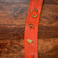 Vintage Garay red riding belt
