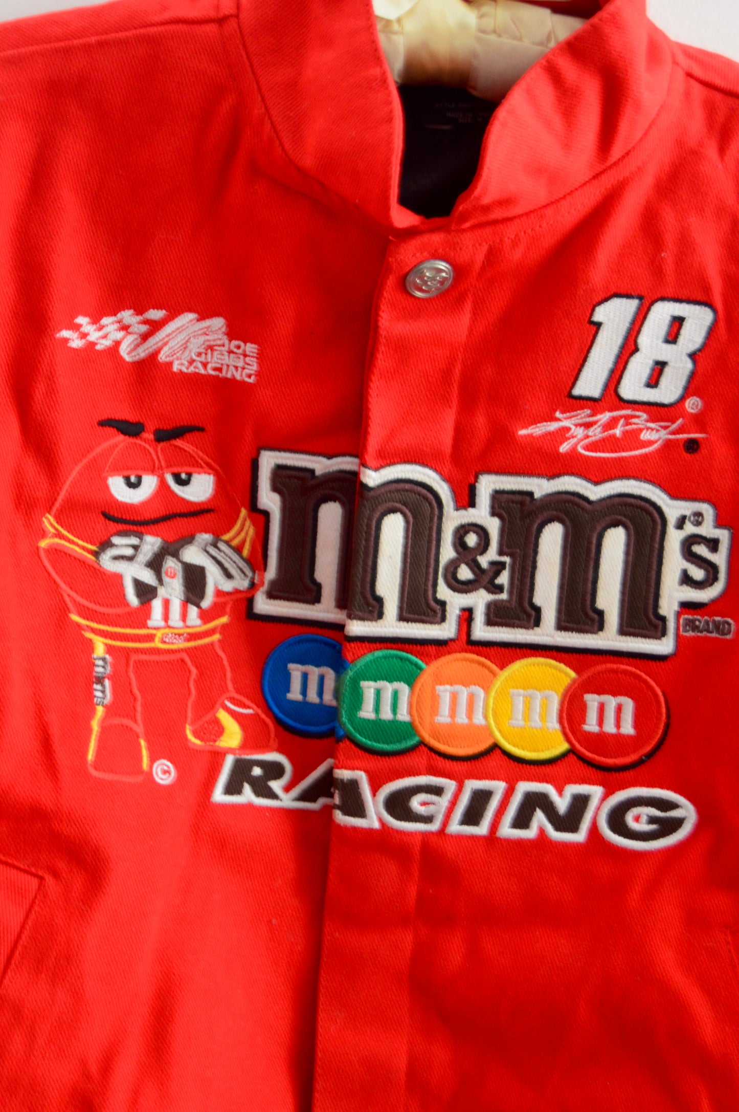 Vintage NASCAR Kyle Busch kids jacket