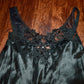 Vintage APPEL sleepwear black slip