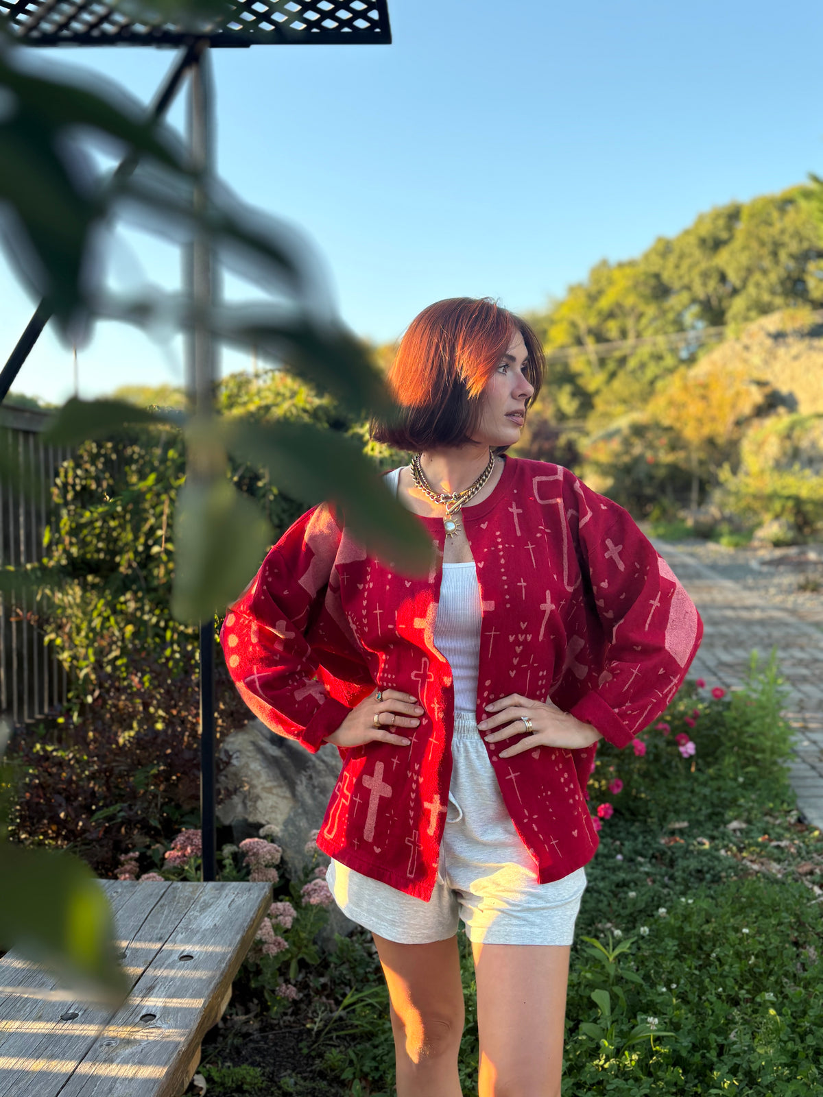 Cherry Corinthians throw on!
