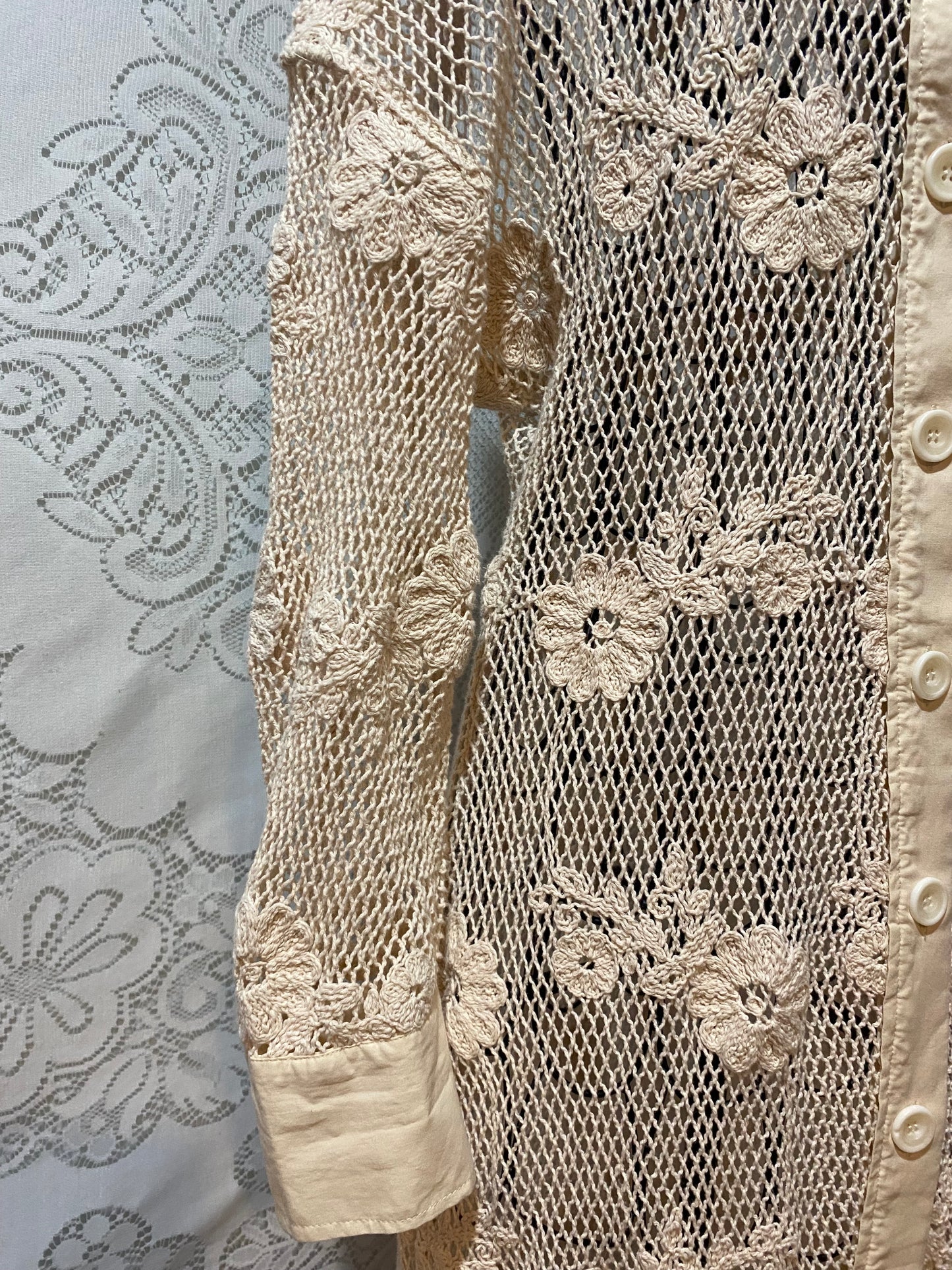Zara floral knitted dress