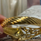 Trifari Goldtone Tiger Rhinestone bracelet