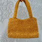 Vintage Carlisle yellow beaded purse