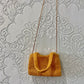 Vintage Carlisle yellow beaded purse