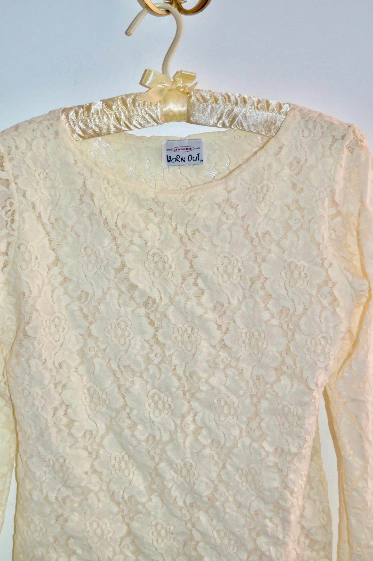 Worn Out vintage lace top