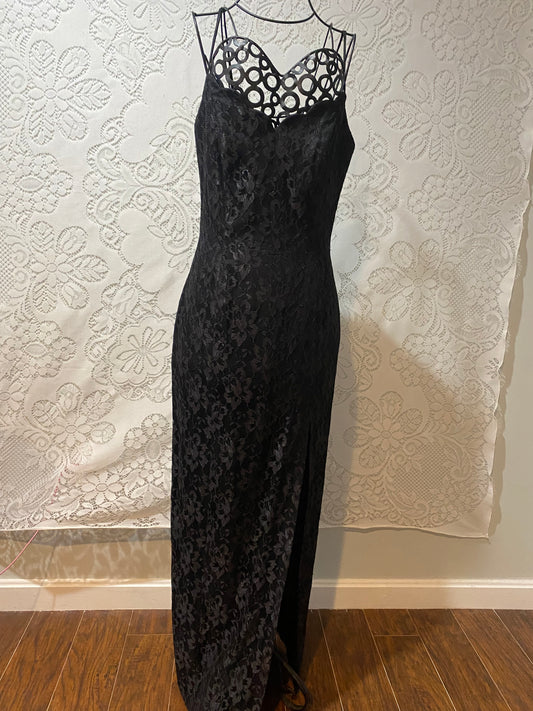 Vintage L.A. GLO lacy maxi