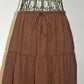 Aerie brown maxi skirt