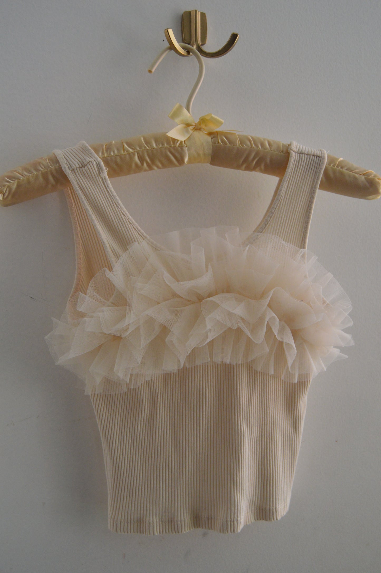 Zara girls ruffle tank
