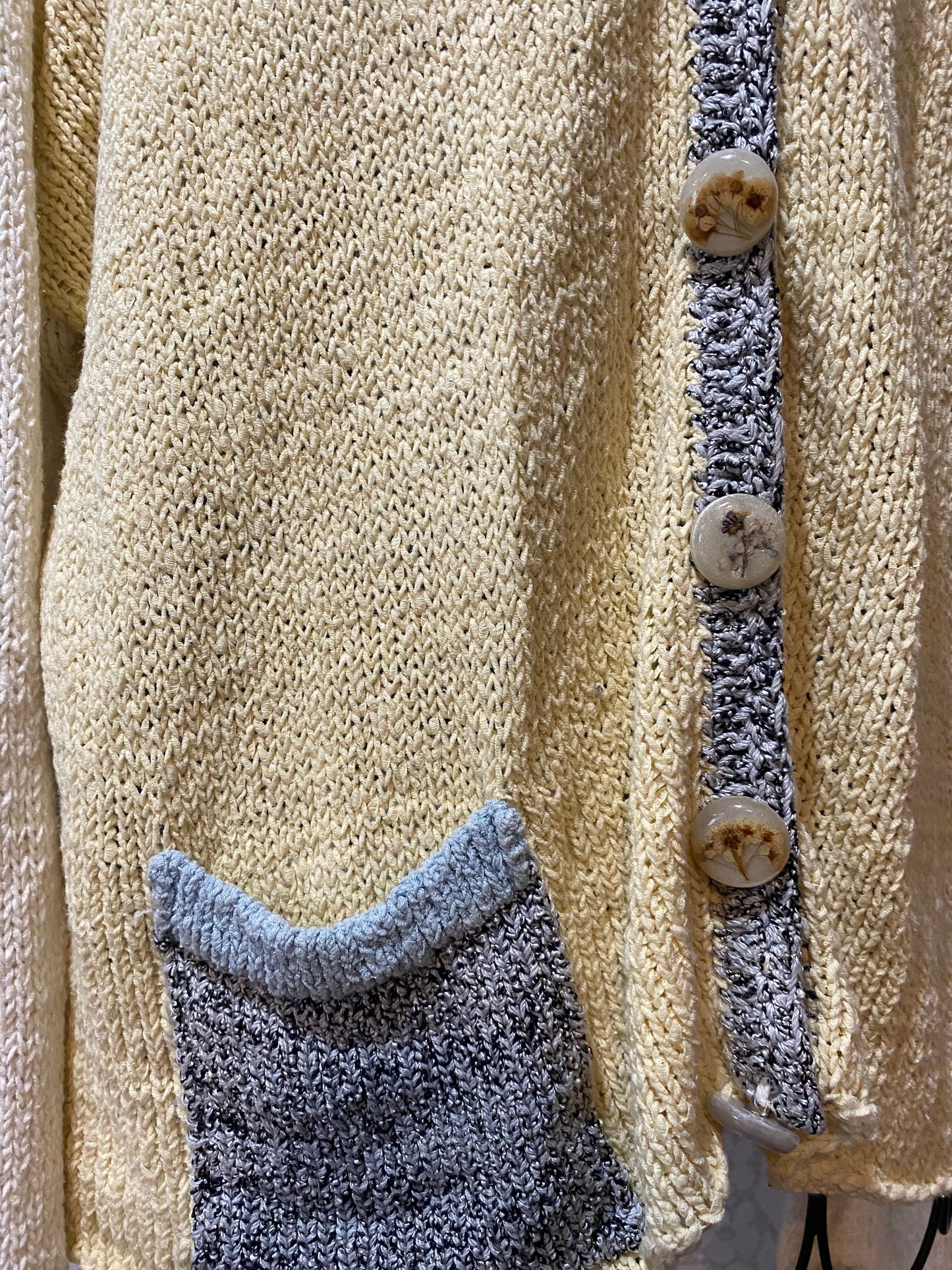 Ani Barrie colorblock cardigan