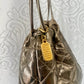 Vintage Lisette Metallic bucket bag