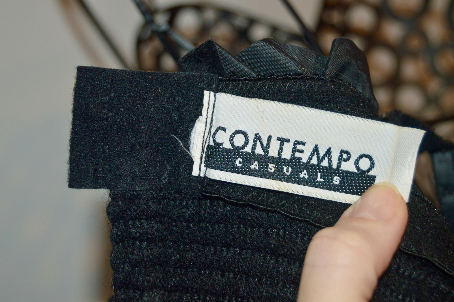 Vintage Contempo ruffle bra top