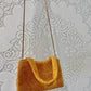 Vintage Carlisle yellow beaded purse