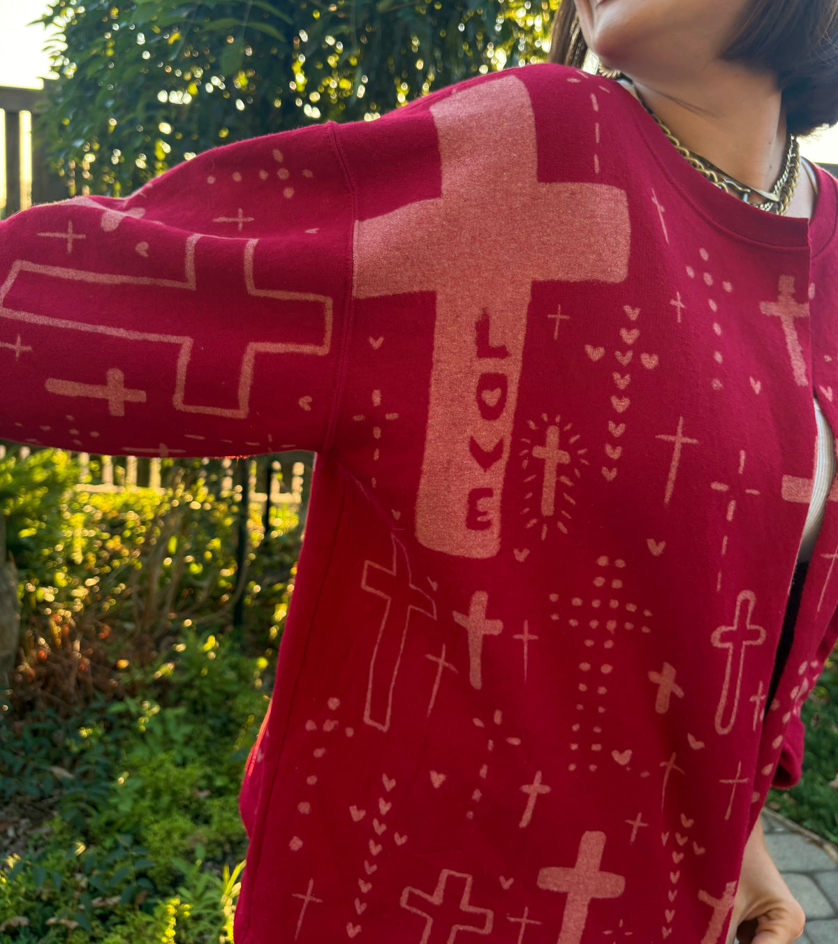 Cherry Corinthians throw on!