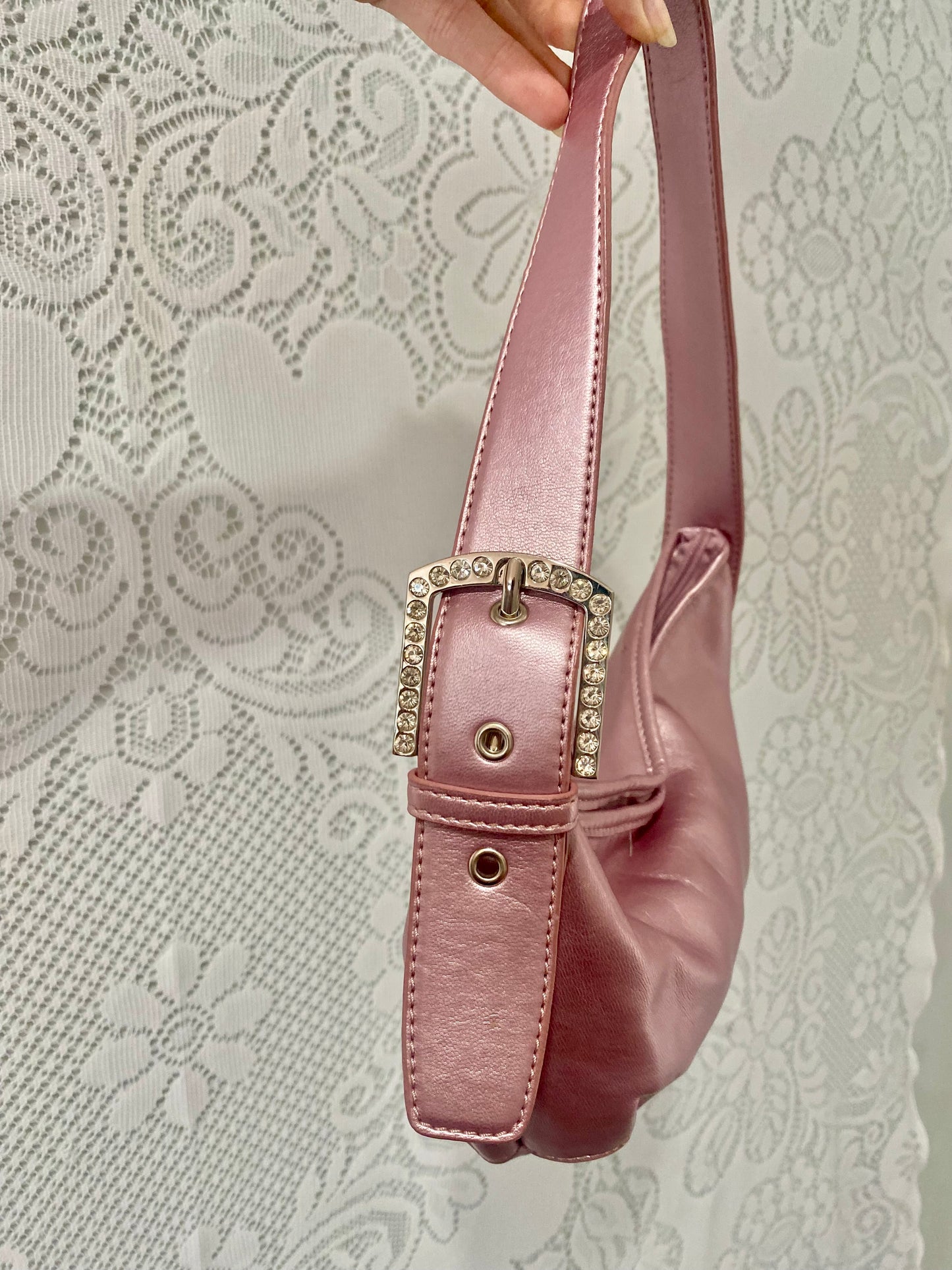 Y2K Nine West Pink Metallic purse