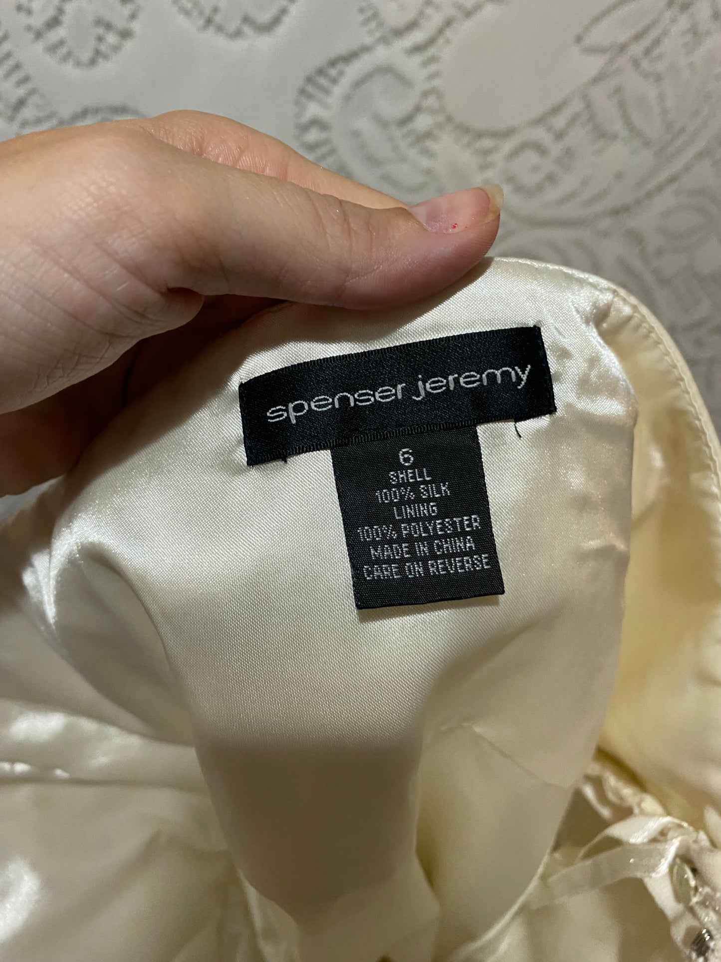 Vintage Spencer Jeremy silk dress