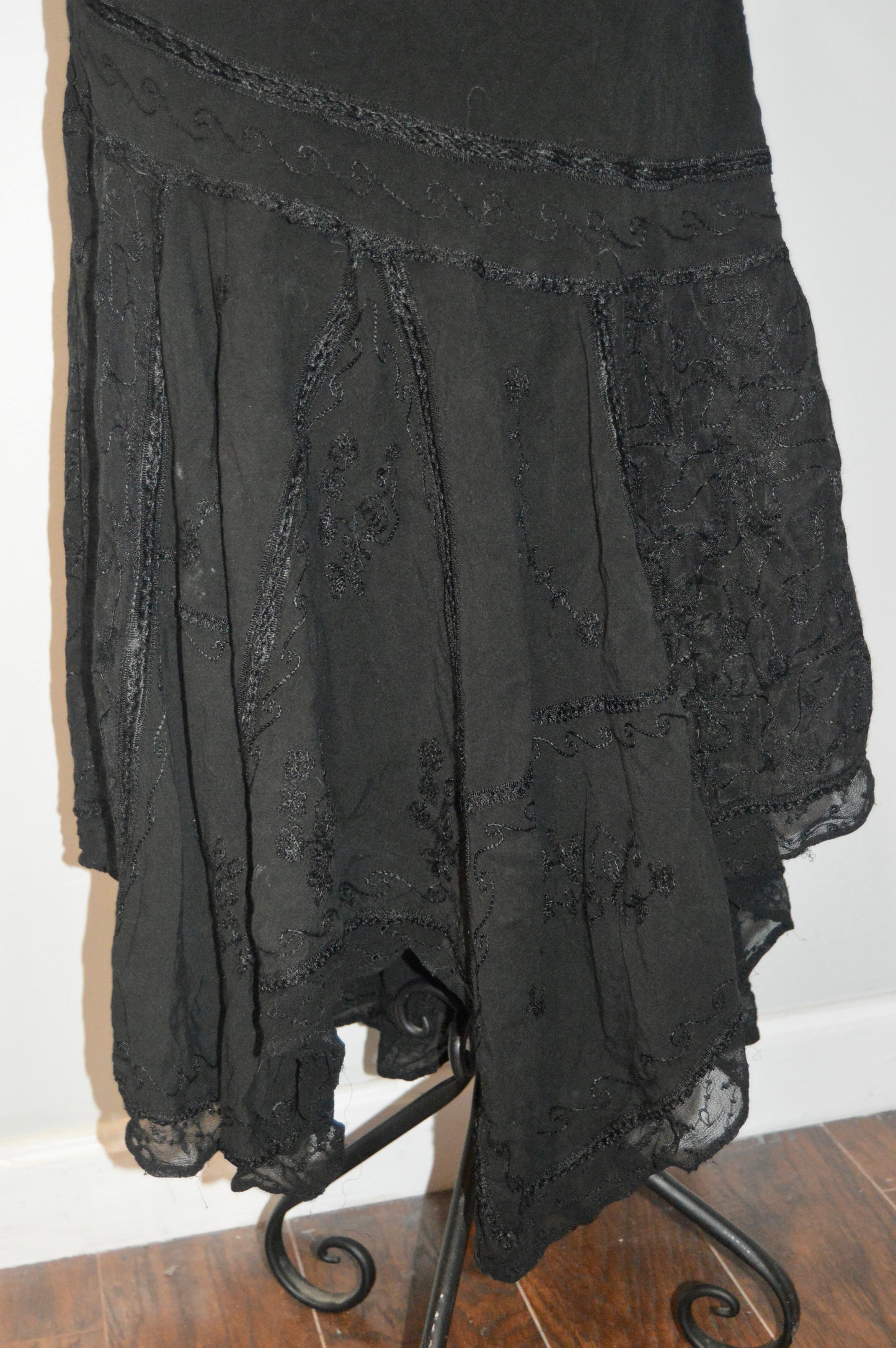 Scully black maxi skirt