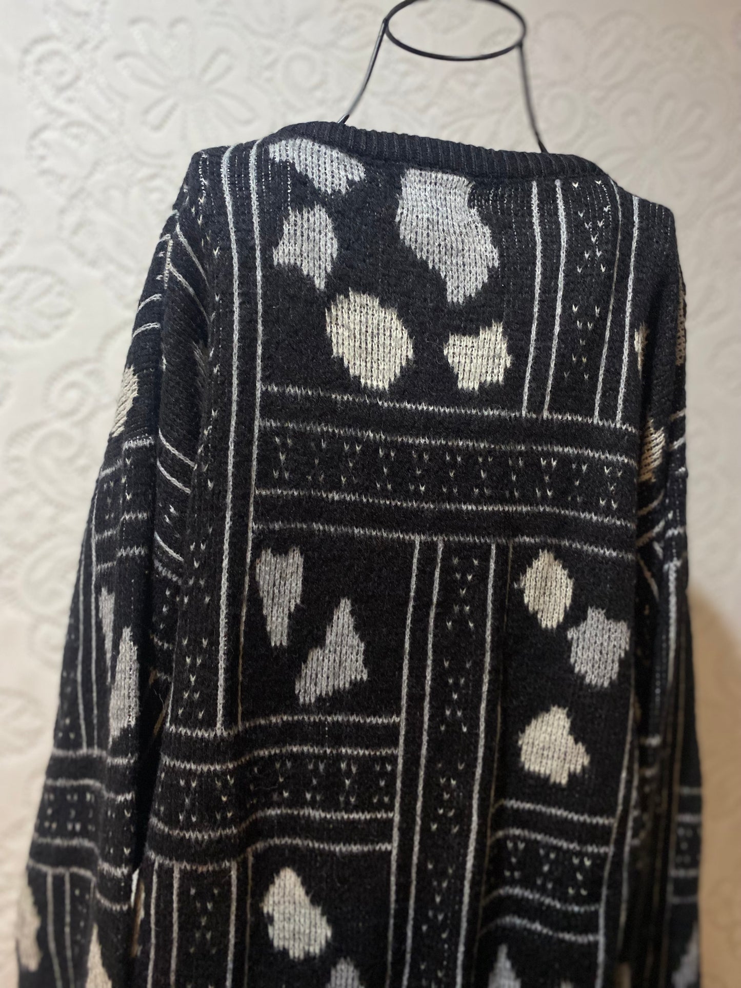 Vintage Mathias B&W sweater