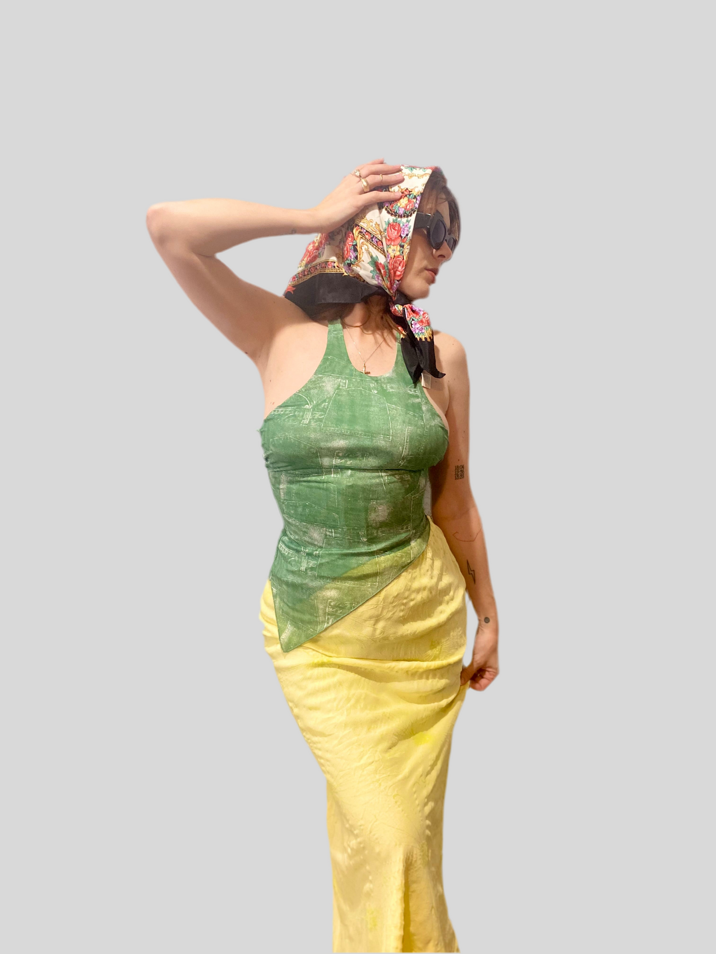 Grace Elements silk maxi skirt