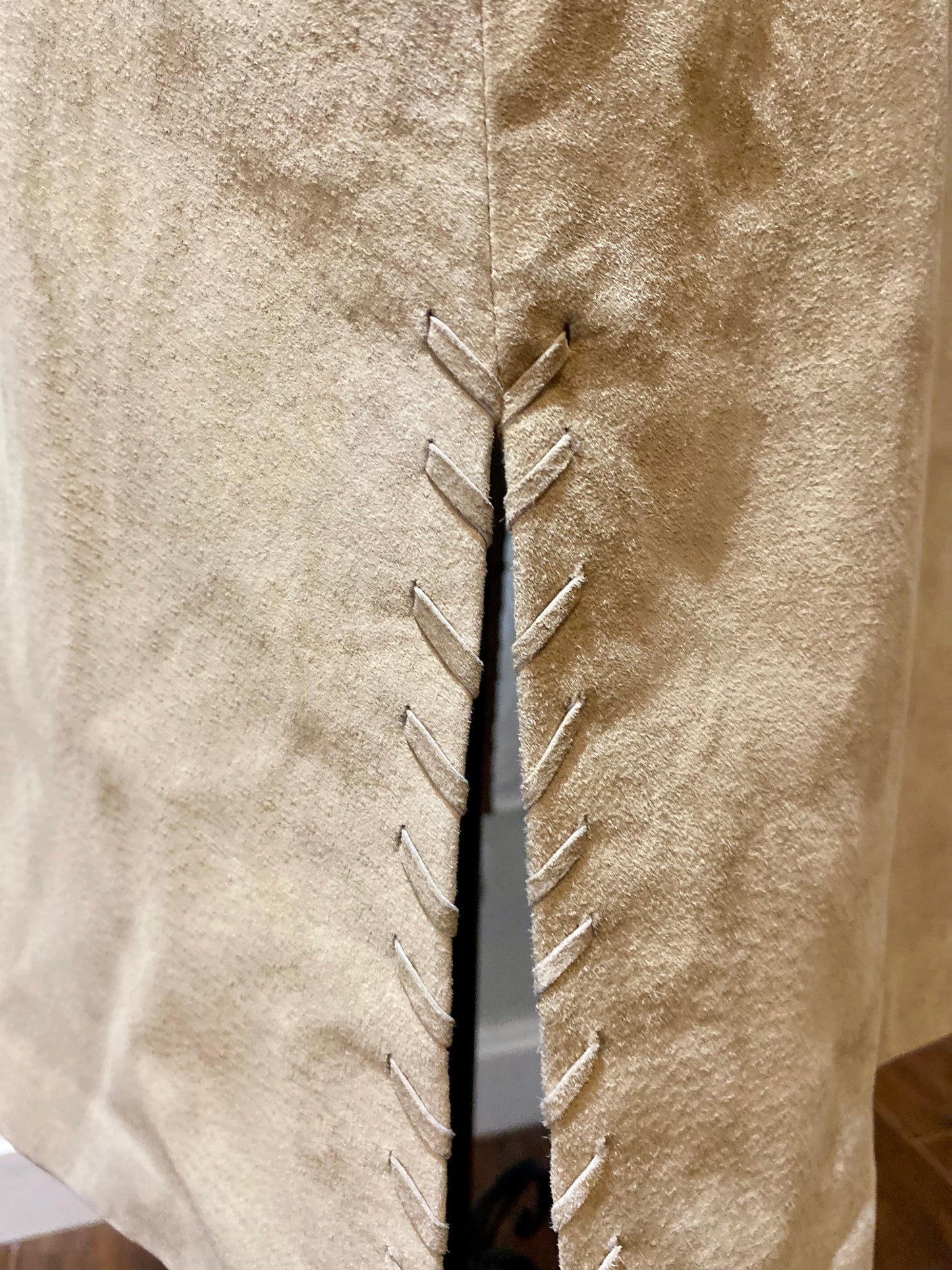 Westbury Leather maxi skirt