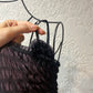 Vintage custom pink and black maxi