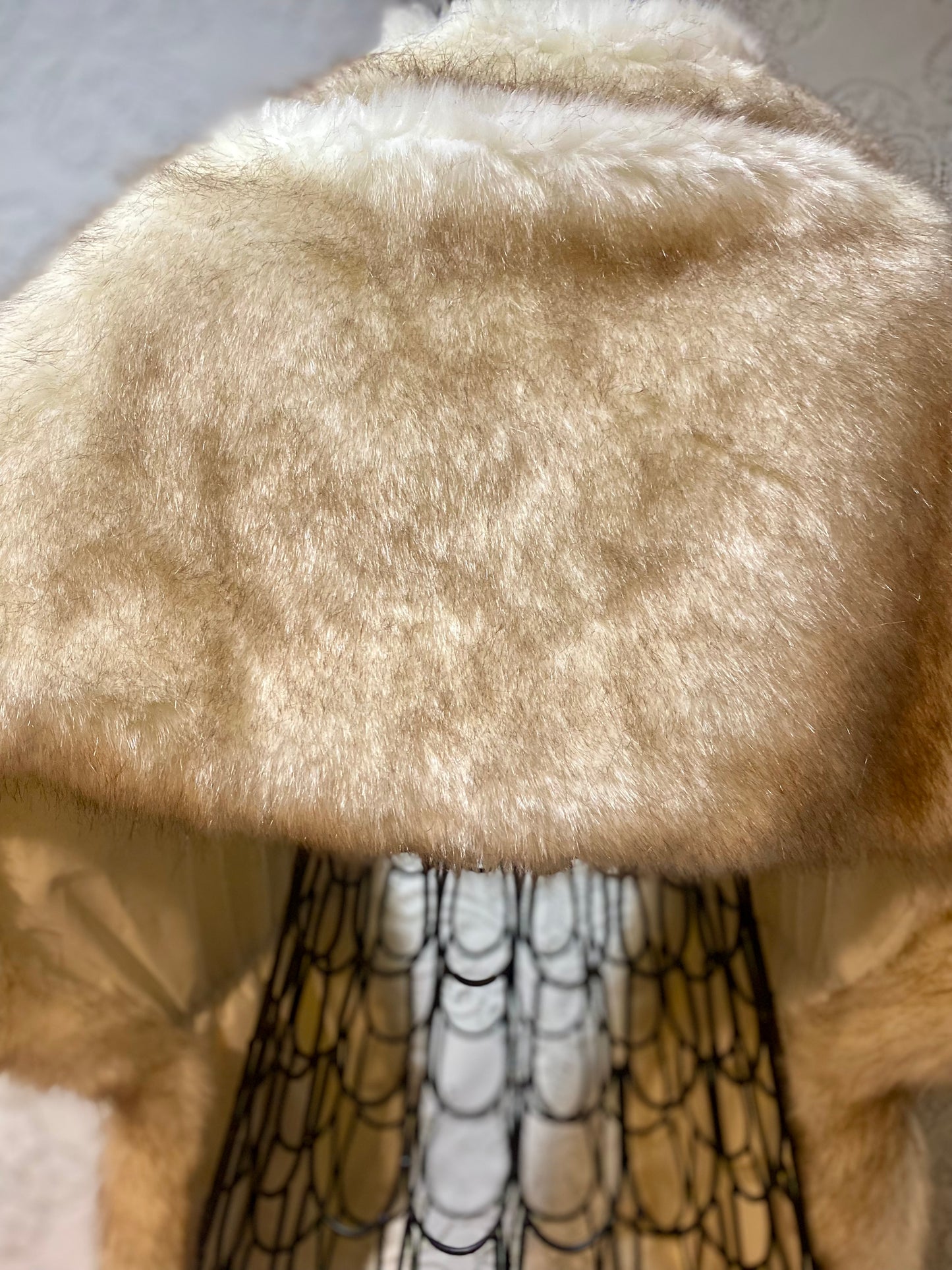 Vintage fur shawl