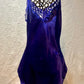 VS gold label purple slip dress