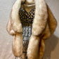 Vintage fur shawl