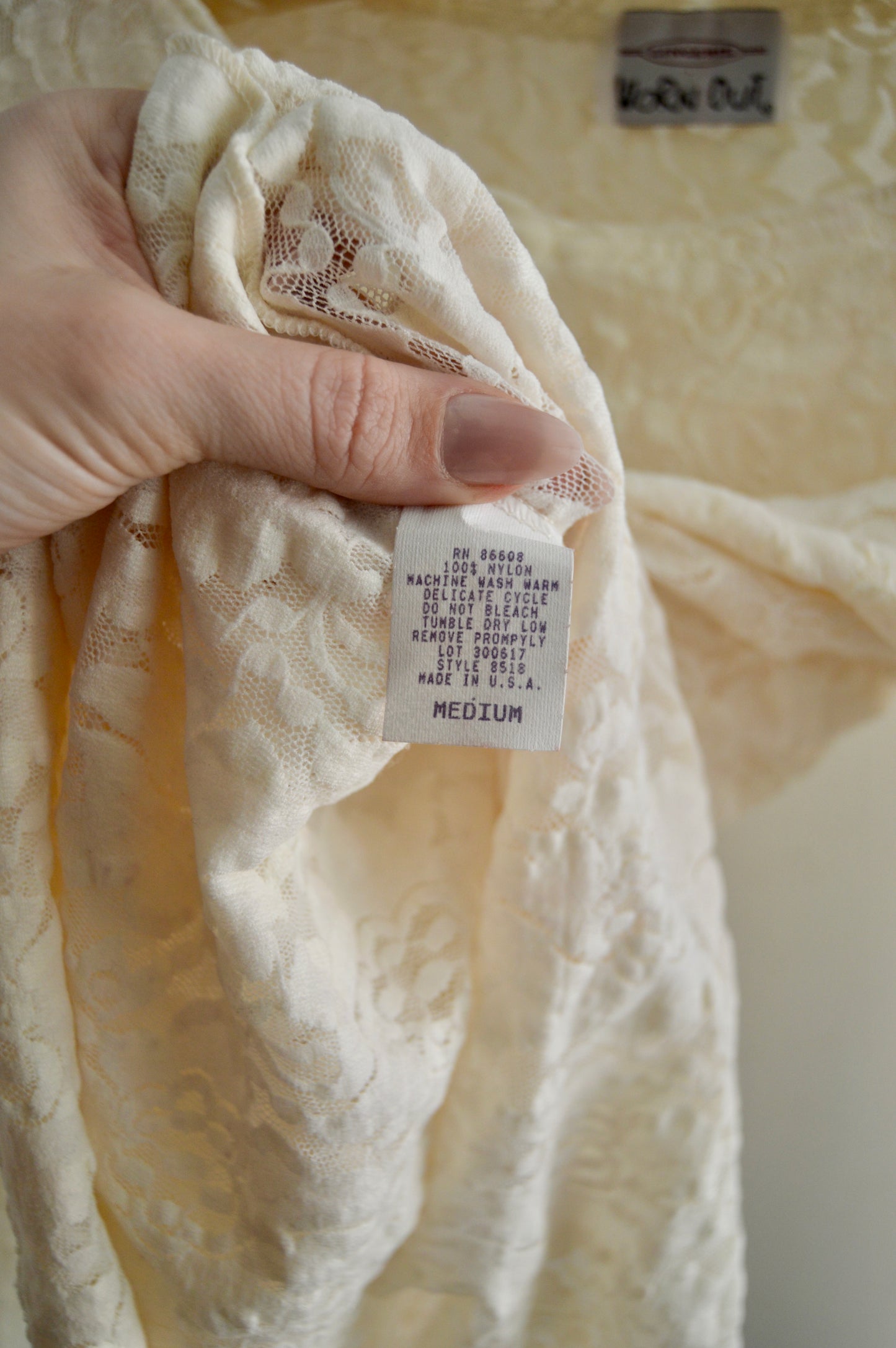 Worn Out vintage lace top