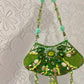 Vintage Green beaded purse