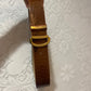 Dior brown leather belt