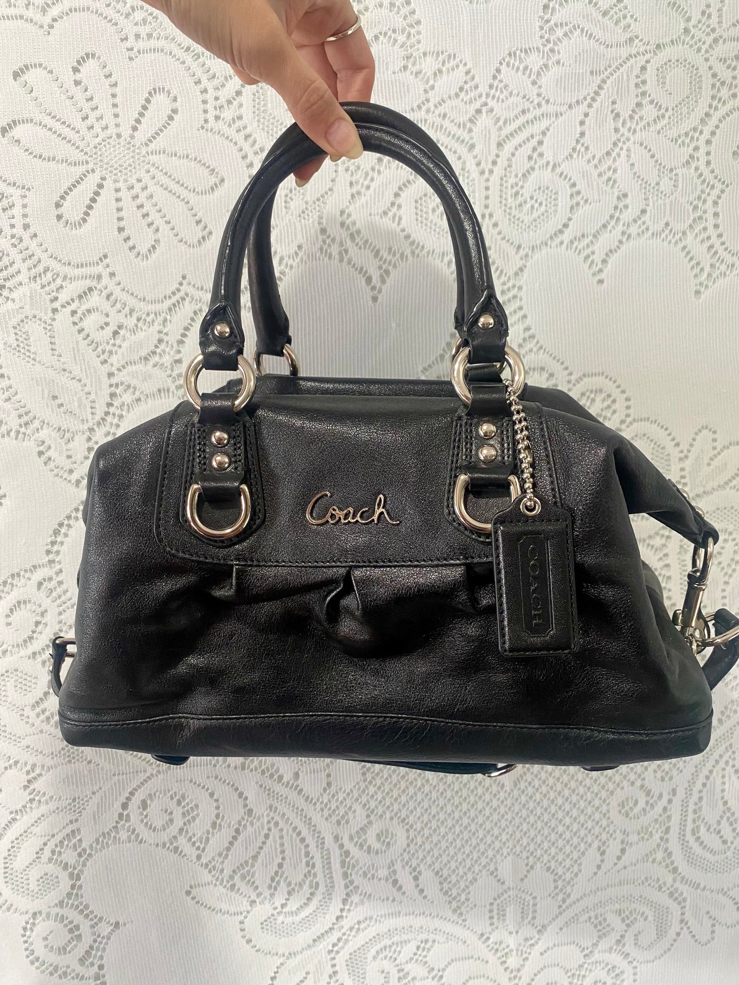 90's Black Coach bag